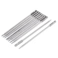 thumbnail image 2 of Unique Bargains 10pcs 150mm Long T10 Torx Star Security Screwdriver Bits Tool, 2 of 4
