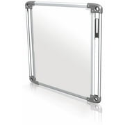 Angle View: Ghent's Vinyl 28" x 28" Double Sided Nexus Tablet Whiteboard in White