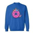 thumbnail image 2 of Cute Unicorn  Donut Cartoon   Sweatshirt Women's -Image by Shutterstock, 2 of 4