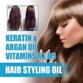 thumbnail image 4 of Productos para el cuidado del cabello - Suero capilar - Aceite para peinar el cabello para cabello con frizz, seco y dañado - Keratina para cabello con argán, jojoba y aceites capilares, A, C, E, B5 -, 4 of 5