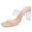 White, variant on zttd women clear slippers sandals summer shoes transparent pumps jelly high heels women's slipper a