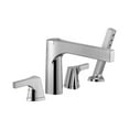 thumbnail image 2 of Delta Zura Roman Tub with Hand Shower Trim, Chrome, 2 of 2