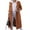Camel, variant on LANGWYQU Fall Winter Long Sleeve Women Double Breasted Casual Trench Coat Outwear