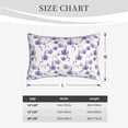 thumbnail image 3 of Fotbe Orchids Flowers Pillow Cases - Envelope Closure - Luxury, Extra Soft, Cooling Pillow Covers - Wrinkle, Fade, Stain Resistant-16"x24", 3 of 8