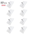 thumbnail image 2 of 8pcs Adhesive Wall Hook Screws Non-Trace Non-Rust No Drilling Stickers Nail Wall Mount, Clearance, Hanging Nails Without Screwdriver for Shower Bathroom Kitchen Storeroom Installation,8MM, 2 of 2