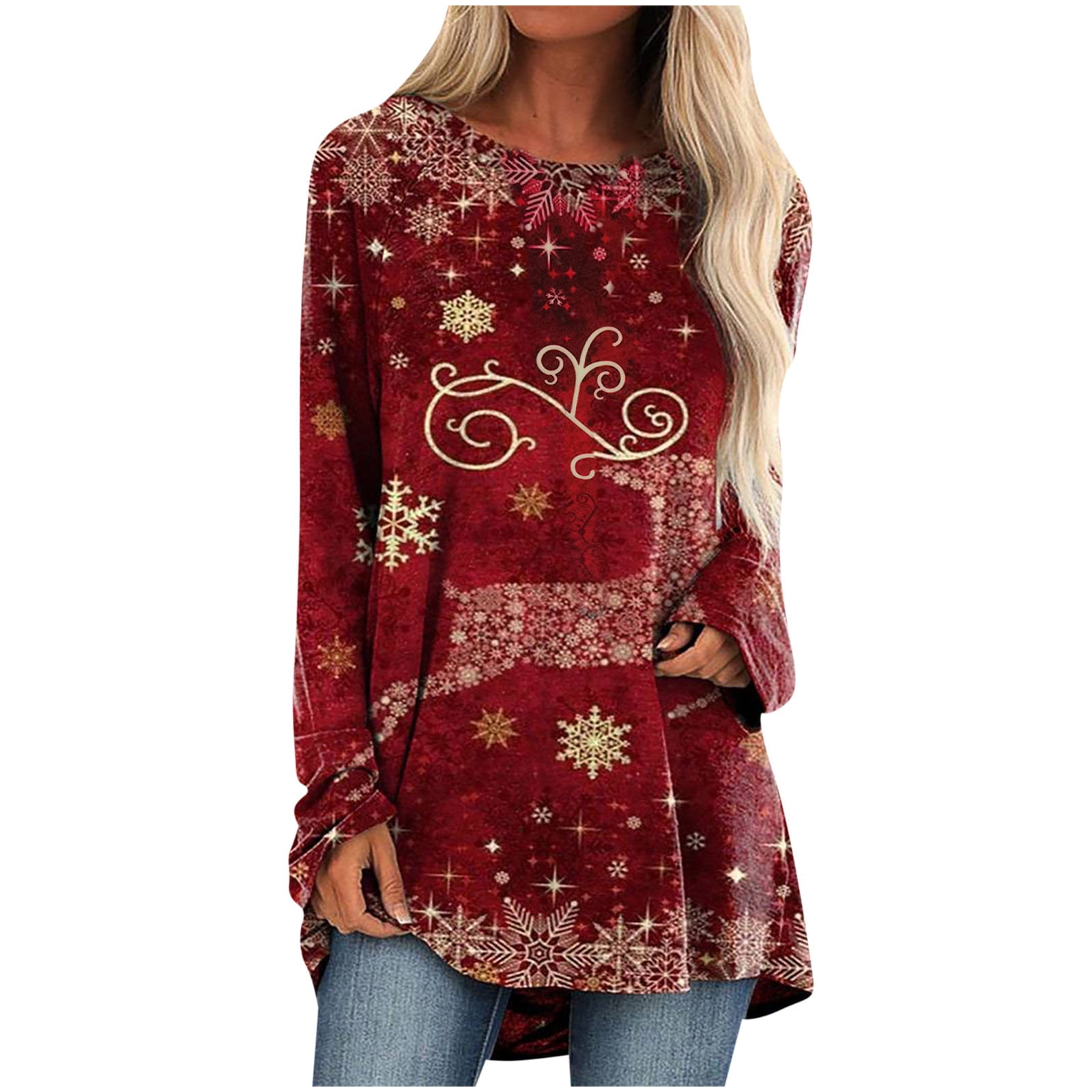 Christmas Gift For Family,Sweaters For Women LIDYCE Women Autumn And ...
