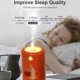 thumbnail image 5 of Humidificador pequeño portátil, humidificadores de niebla fría de 400ml para dormitorio, humidificador USB de escritorio con 2 modos de niebla, 5 of 6