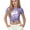 Purple, variant on UQJfacai Girls Shirts Metallic Shiny Crop Tops Summer Short Sleeve T Shirt Hip Hop Dance Tie Front Crewneck Tees 2-14 Years