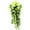 Green, variant on Taotanxi Hanging Flowers Violet Flower Basket, Artificial Wall Wisteria Vine Flowers Garland Fake Silk Orchid Simulation Plant Vine Wedding Home Wall Traling Garden Floral Decoration (Purple),12*33"