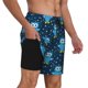 thumbnail image 2 of Fotbe Blue Owl Traje de Baño para Hombre – Shorts de Natación de Secado Rápido con Forro y Bolsillos-X-Large, 2 of 6