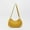 Yellow, variant on Mwjwdo Women's Solid Lightweight Nylon Dumpling Sling Bag, Minimalist Half Moon Crossbody Shoulder Handbag for Casual Daily Outfit Khaki