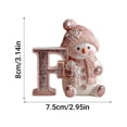 thumbnail image 4 of 26 English Letter Christmas Ornament Christmas Tree Decoration 2D Acrylic Decoration Car Rearview Mirror Ornament, 4 of 5