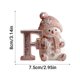 thumbnail image 4 of 26 English Letter Christmas Ornament Christmas Tree Decoration 2D Acrylic Decoration Car Rearview Mirror Ornament, 4 of 5