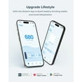 thumbnail image 3 of WaterH BOOST Smart Water Bottle with Reminder to Drink&Tracker-Double Wall Vacuum Insulated Stainless Steel, Wide Mouth 32 oz, for Gift-Blue, 3 of 9