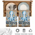 thumbnail image 5 of Vintage Octopus Kitchen Towels Set of 1, Brown Nautical Anchor Bubbles Coastal Absorbent Dish Towels for Kitchen, Microfiber Hand Towel, Quick Drying Tea Towel for Cleaning Decorative Dishcloths, 5 of 7