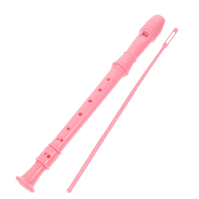 WRITWAA Flûte à Flûte Soprano en Résine ABS Rose pour Éducation Musicale 1Pcs