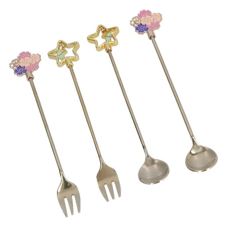 

Gupbes Tea Spoon Multifunctional Fruit Fork For Restaurant For Hotel For Home
