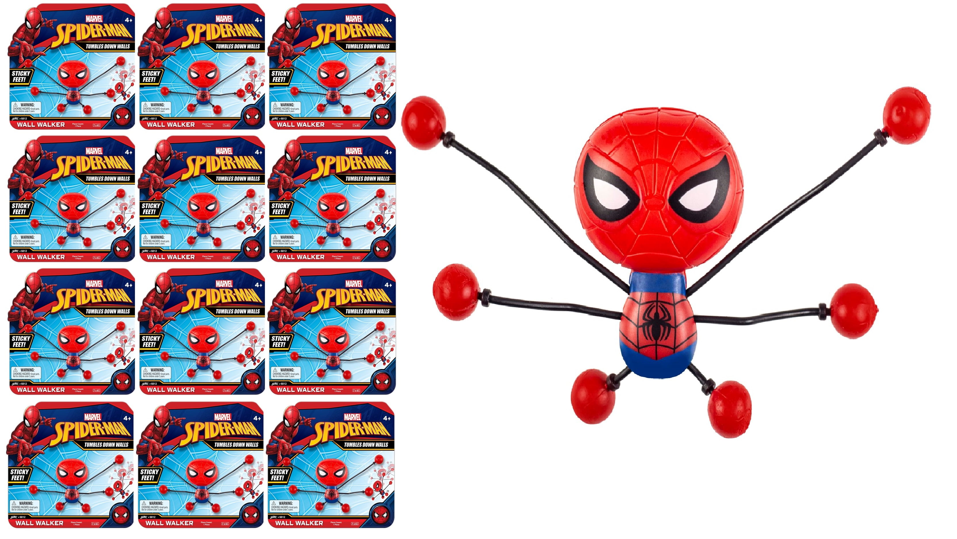 JARU Spiderman Window Crawler Wall Climbers Rolling Sticky Toys (12