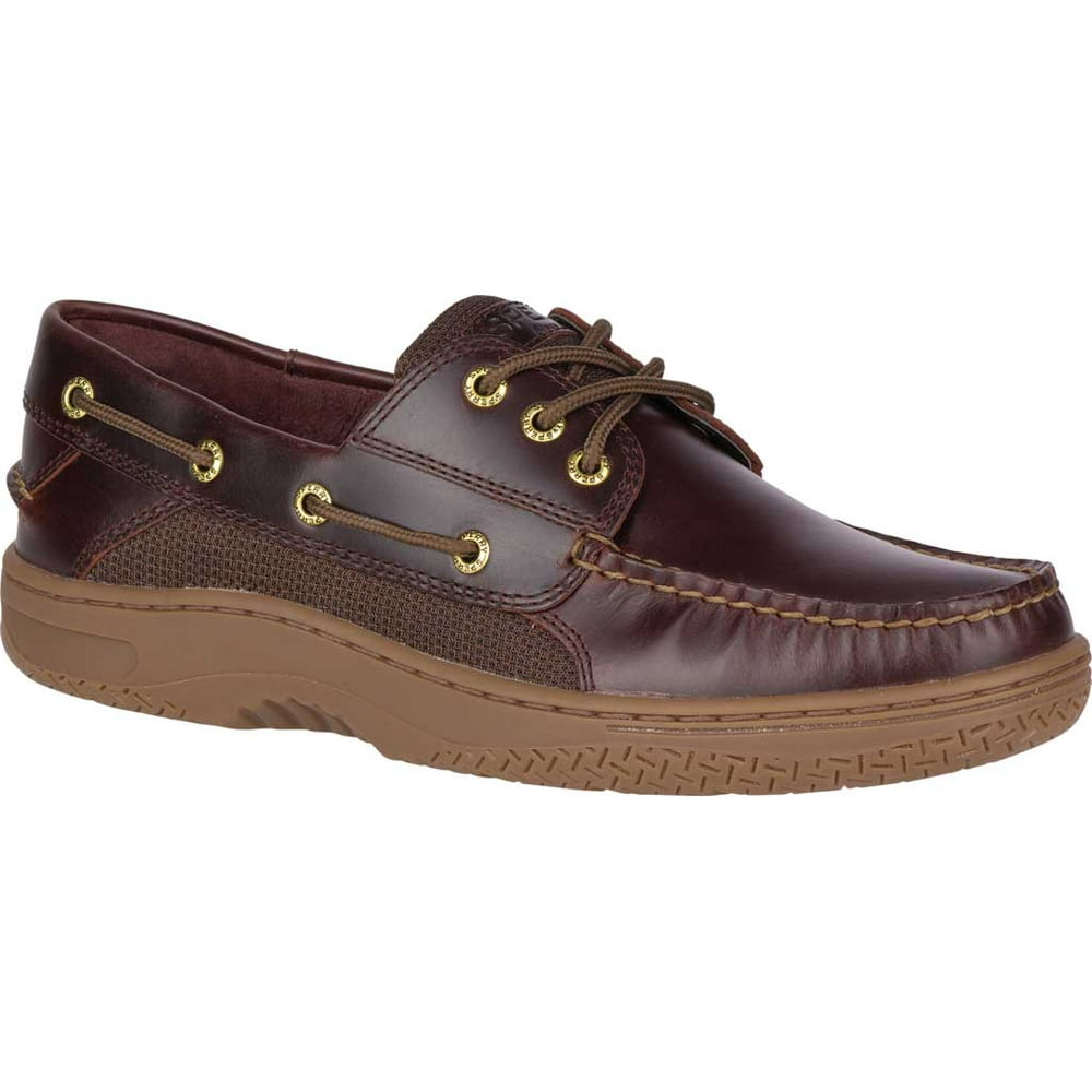 Men's Sperry Top-Sider Billfish 3-Eye Boat Shoe Amaretto Full Grain Leather 7.5 M - Walmart.com