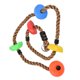thumbnail image 3 of Cuerda Para Columpios De Disco, Plataformas Multicolores Columpio Para Trepar árboles 194 Cm Dureza Fuerte Plástico Seguro Para Patio Para Niños Para Exteriores, 3 of 7