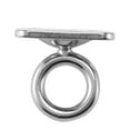 thumbnail image 6 of 2Pcs Square Swivel Pad Eye Rotatable Ceiling Hook Wall Mounted Hook Stainless Steel Eye Pad Plate For Yoga Swings Hammock (With Screws), 6 of 8
