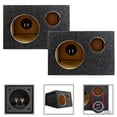 thumbnail image 2 of Pricedrightsales 6.5" Midrange and Tweeter Car Speaker Box Universal Enclosures Sealed 2 Pack, 2 of 4