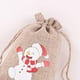thumbnail image 3 of Paquete Bolsas videñas con Cordón de Arpillera para Almacenamiento quetes Navideños, Suministros tas Navideñ Gloria Bolsas de arpillera de yute, 3 of 9