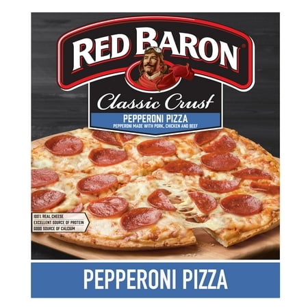 Red Baron Pepperoni Classic Crust Frozen Pizza, 20.61 oz