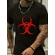 thumbnail image 1 of Camiseta de senderismo ligeramente elástica. Camiseta informal de algodón para hombre con estampado de cobra roja, cuello redondo, manga corta, tejido de punto de 180 g/m², ideal para senderismo y act, 1 of 6