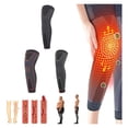 thumbnail image 3 of Acupressure Heating Knee Sleeve Support Brace for Arthritis Pain Relief, Adjustable Compression Wrap for Joint Recovery, Men Women Sports Injury Therapy, 3 of 7