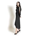 thumbnail image 3 of Vestido de brillos con abertura en la manga Roman Fashion /Juvenil, 32456 (Negro) negro CH, 3 of 7
