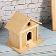 Big sale Wooden Bird House DIY Hand Made Parrots Bird Nesting Box