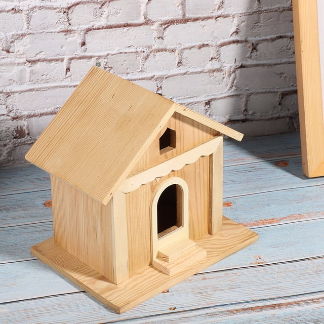 Material de Buena Kit de Casa de Aves, Casas de Aves para loros externos y Duraderos para que los niños construyan pájaros entusiastas al aire libre de Aves Colgantes