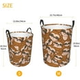 thumbnail image 4 of Space Theme Skull Round Laundry Storage Basket Toys Clothes Organizer Bin For Home Bathroom Bedroom Dorm Nursery, 4 of 8
