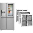 thumbnail image 3 of Filtro de aire para refrigerador LG Pure n Fresh, 3 piezas de filtro de aire fresco de repuesto, para refrigerador/refrigerador/purificador de aire LG LT120F, LFX31925SW, LFX31925SB, 3 of 5