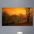 thumbnail image 1 of Wallhogs Grimshaw The Haunted House (19th) Wall Mural, 1 of 2