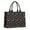 Black Christmas Car, variant on Large Capacity Tote Bag,Beige Christmas Santa Pattern Handbag Fashion Luxury Tote Bag,15.7"x13"x 5.1" Inches,Laptop Compatible
