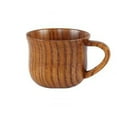 thumbnail image 2 of KULOKHUI Tea Cup Solid Wood Retro Wooden Coffee Cup Restaurant Insulation Wooden Cup Tea Cup Jujube Wooden CupIOne Size, 2 of 2
