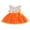 orange, variant on YOPTOP Kid Girls Easter Dress Sleeveless Bunny Floral Mesh Tulle Patchwork Dresses,pink,3-4years