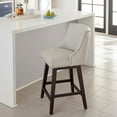 thumbnail image 5 of Oliver Counter Height Swivel Barstool Set of 2 Retro Grey - Counter Height - 23-28 in., 5 of 6