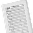 thumbnail image 3 of Imperial 4-inch x 12-inch White Steel Painted Louvered, Floor Register, Rectangular, Household Vent Cover, 3 of 7
