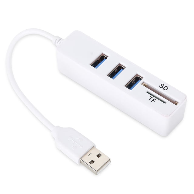 Lector de tarjetas multifuncional Bling Bling concentrador multiUSB 2.0 puertos USB