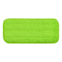 HBBKVI 4 Pcs Mop Pads, 11" Washable Reusable Microfiber Mop Padsfor Multi-Surface Floor Cleaning, Mop Head Replacement, Green