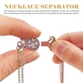 thumbnail image 2 of Shisuyan 2pcs Multi Layer Necklace Buckles Copper Assorted Color Necklace Layering for Friends Who Love DIY, 2 of 9