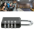 thumbnail image 3 of Luggage Lock, Locker  Black 4 Digit Universal  for Gymnasiums for Doors for, 3 of 8