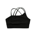 thumbnail image 3 of Zaldita Kids Girls Gymnastics/Ballet/Dance/Swim Outfits Sports Bra Crop Tops and Booty Shorts Active Black 14, 3 of 7