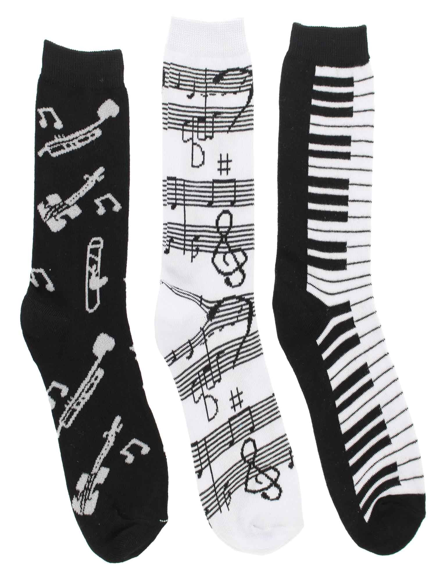 Womens Pink Musical Notes Design Ankle Socks Music Teacher Student Gift New 