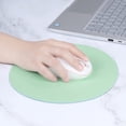 thumbnail image 7 of Mouse Pad, Double-Sided PU Leather Round Mouse pad 8.7 x 8.7 Inch, Anti-Slip, Pretty Cute Mouse Pad,Green & Blue, 7 of 7