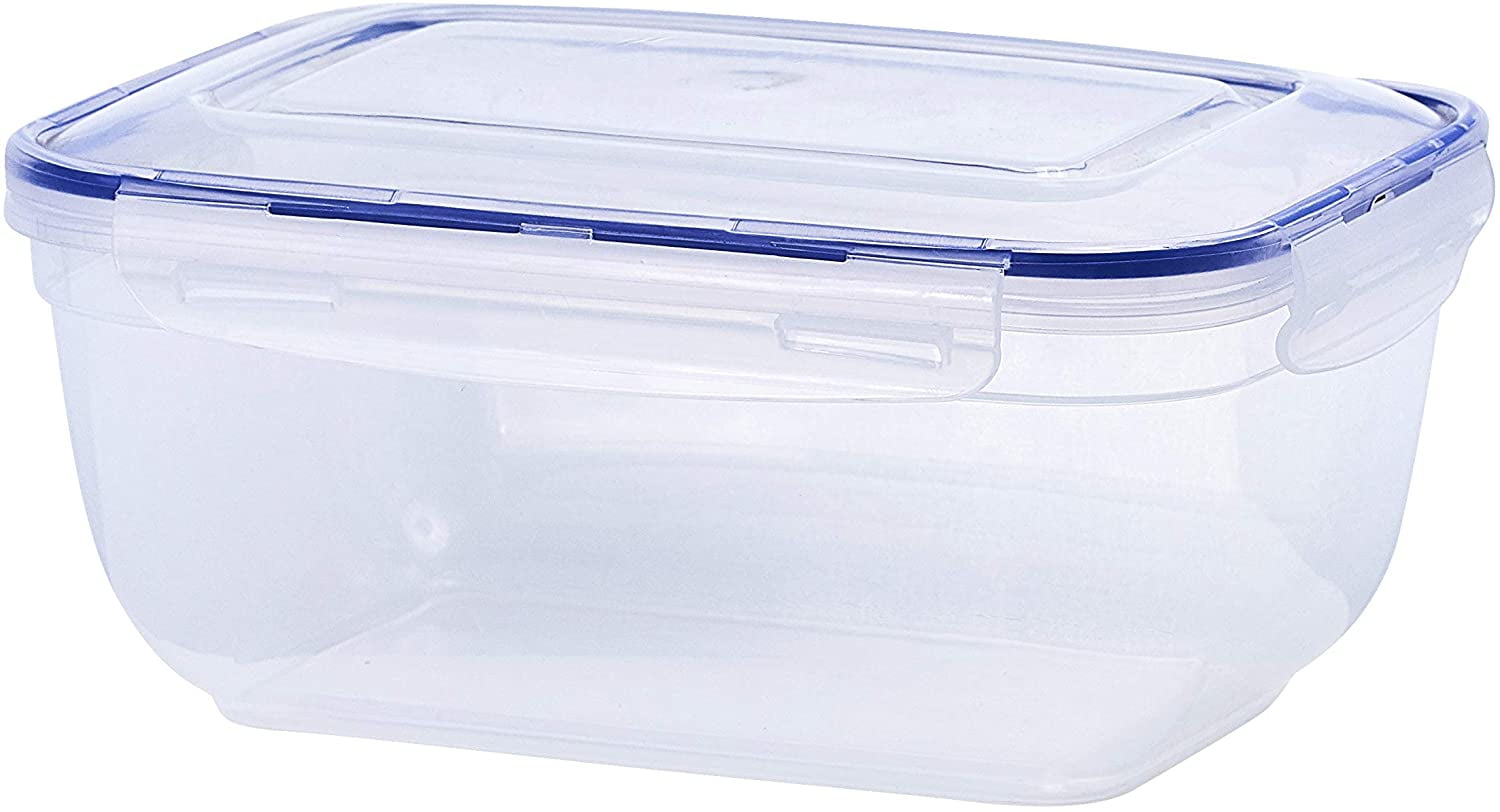 Superio Rectangular Sealed Plastic Food Storage Container - Airtight (12  Pack)