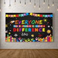 thumbnail image 4 of Polyester Material Banner Inspirational School Event Decor Colorful Design Motivational Backdrop for Classroom Decoration Teacher Appreciation Educational Event, 4 of 6